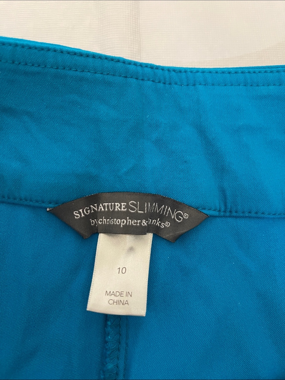 Christopher & Banks signature slimming Capri, teal - Picture 3 of 3